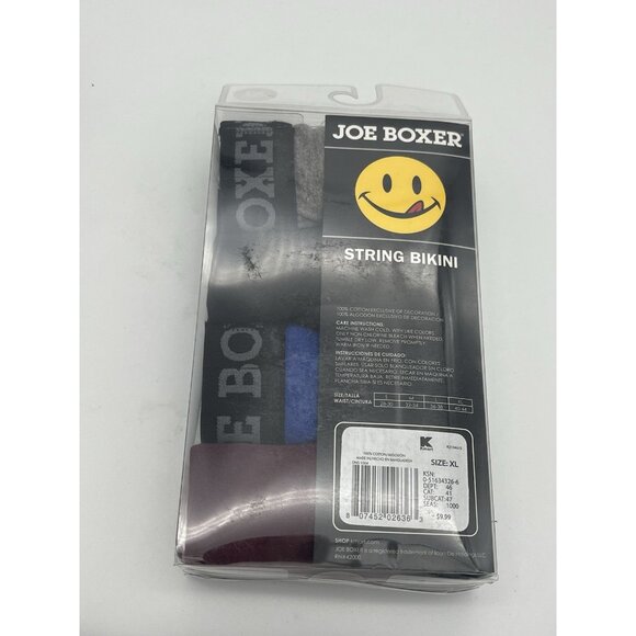 Vintage Kmart Joe Boxer Men’s XL 4 Pack String Bikini 100% Cotton NEW - Picture 3 of 5